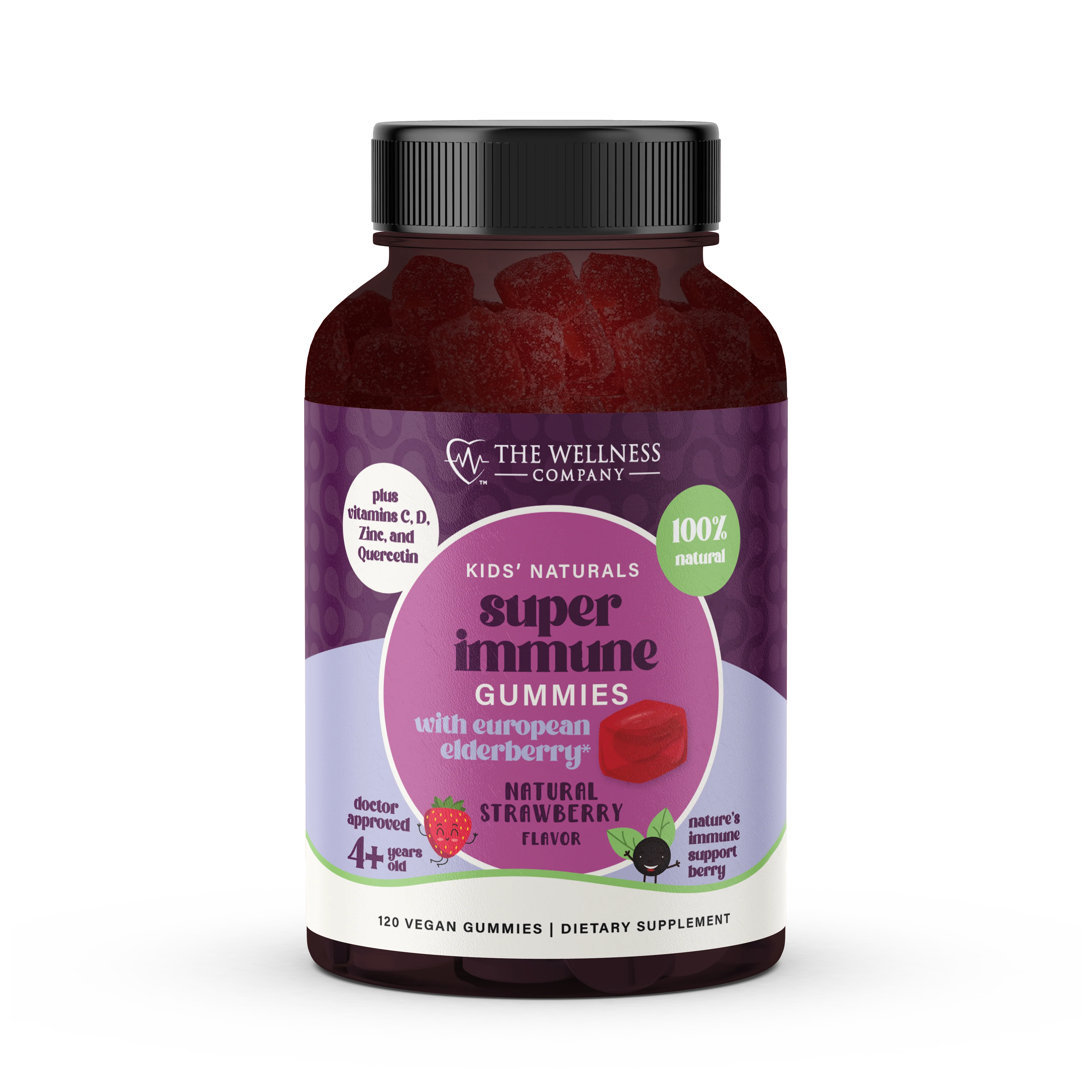 rtl Kids Naturals: Super Immune with Elderberry Gummies 120 CT