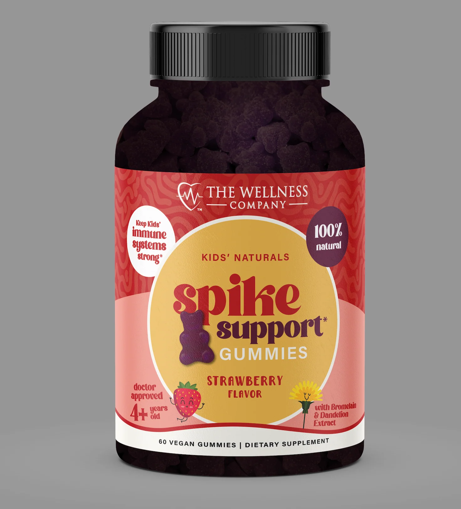 rtl Kids Naturals: Spike Support Gummies 60 ct