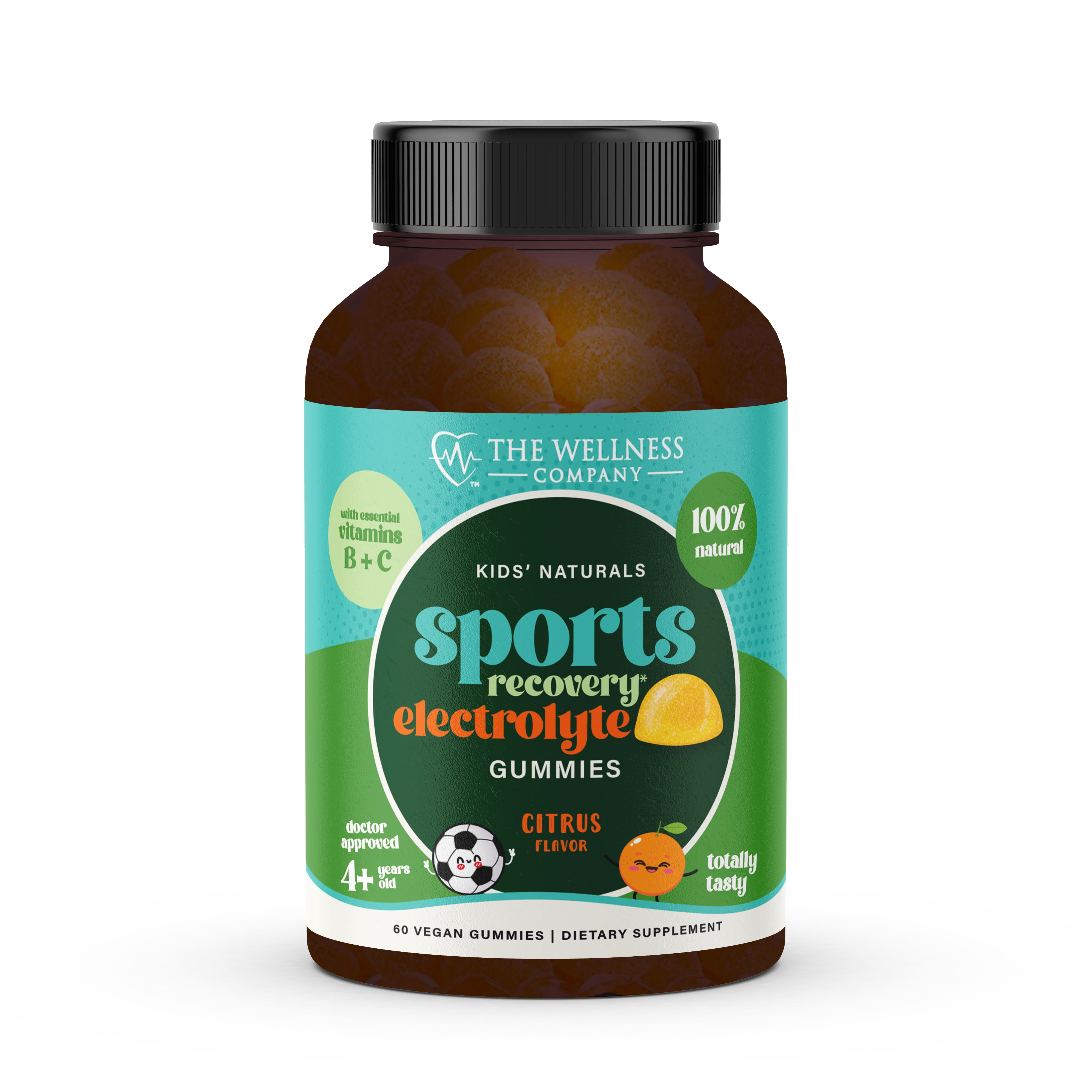 rtl Kids Naturals: Sports Recovery Electrolyte Gummies 60 CT