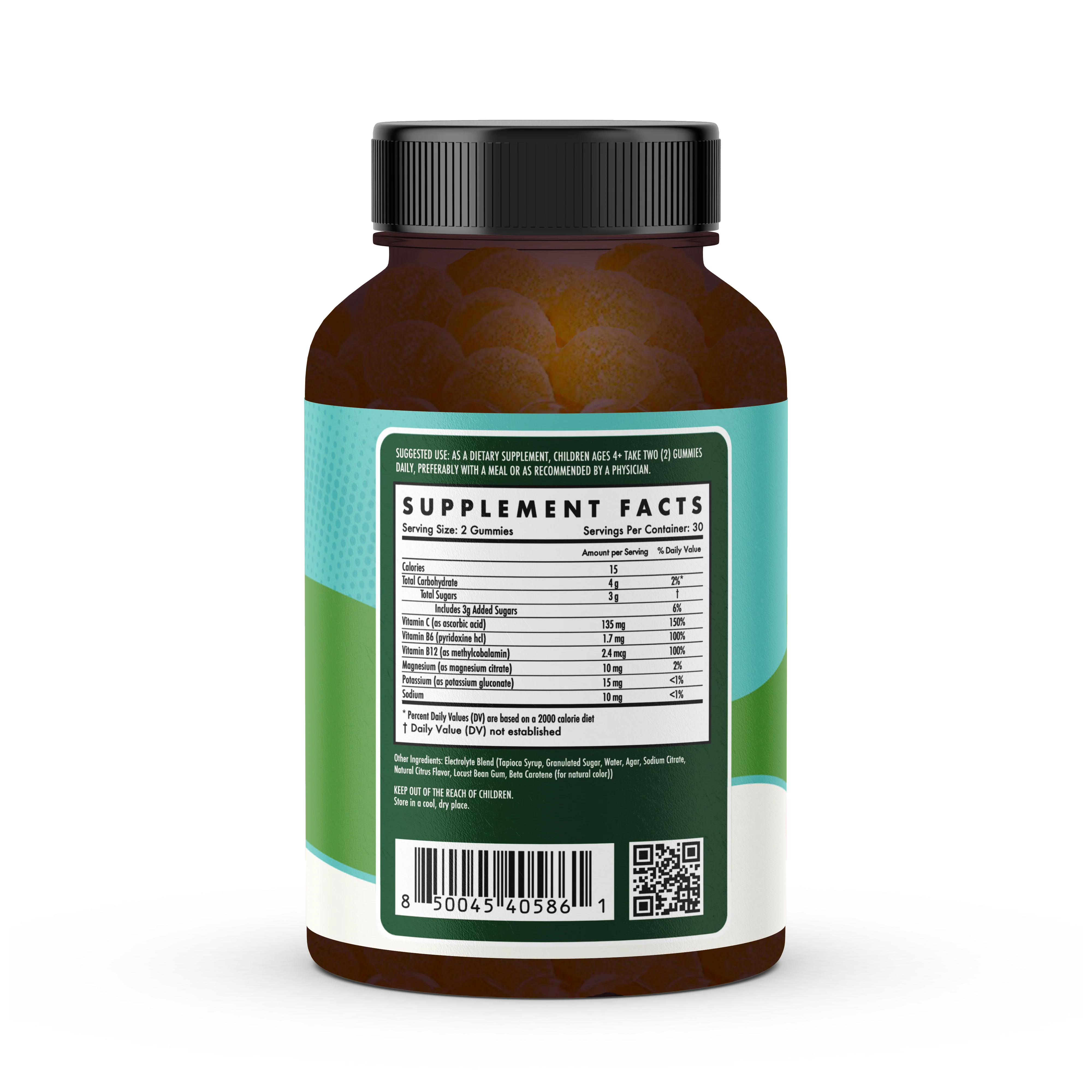 rtl Kids Naturals: Sports Recovery Electrolyte Gummies 60 CT - Image 2