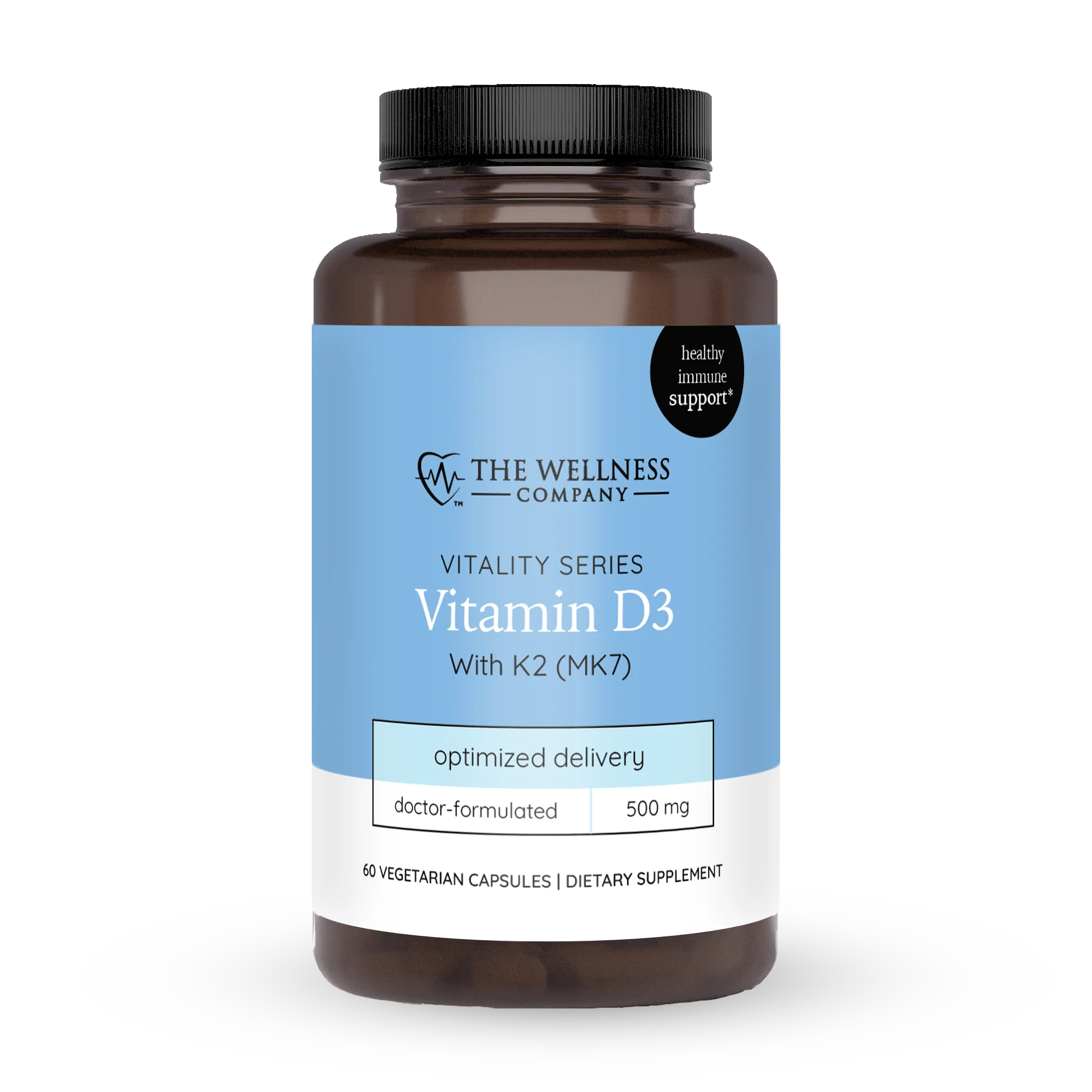 rtl Vitality Series: Optimized Vitamin D3 5000IU + K2 (MK-7)